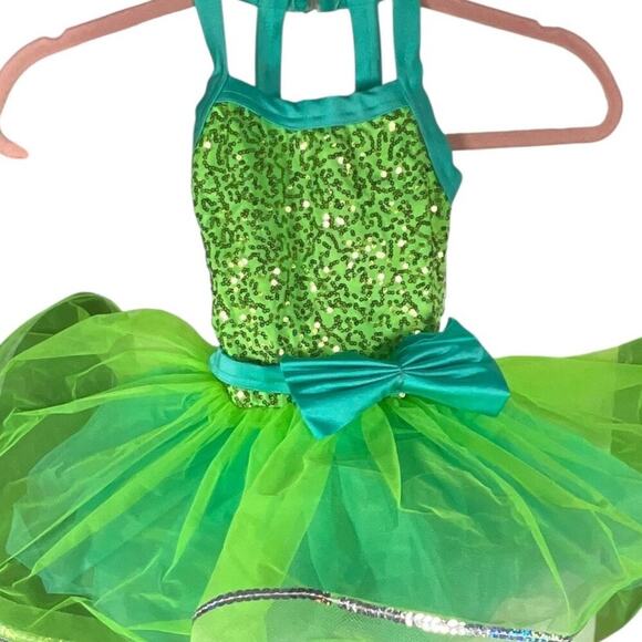 Dance Costume Bundle Weissman Child 3 & Under Size XS Green Ballet Dance Jazz - Picture 5 of 16